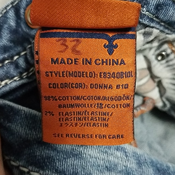 Rock Revival Donna Boot Cut Jeans Womens Sz 28 - Picture 6 of 6